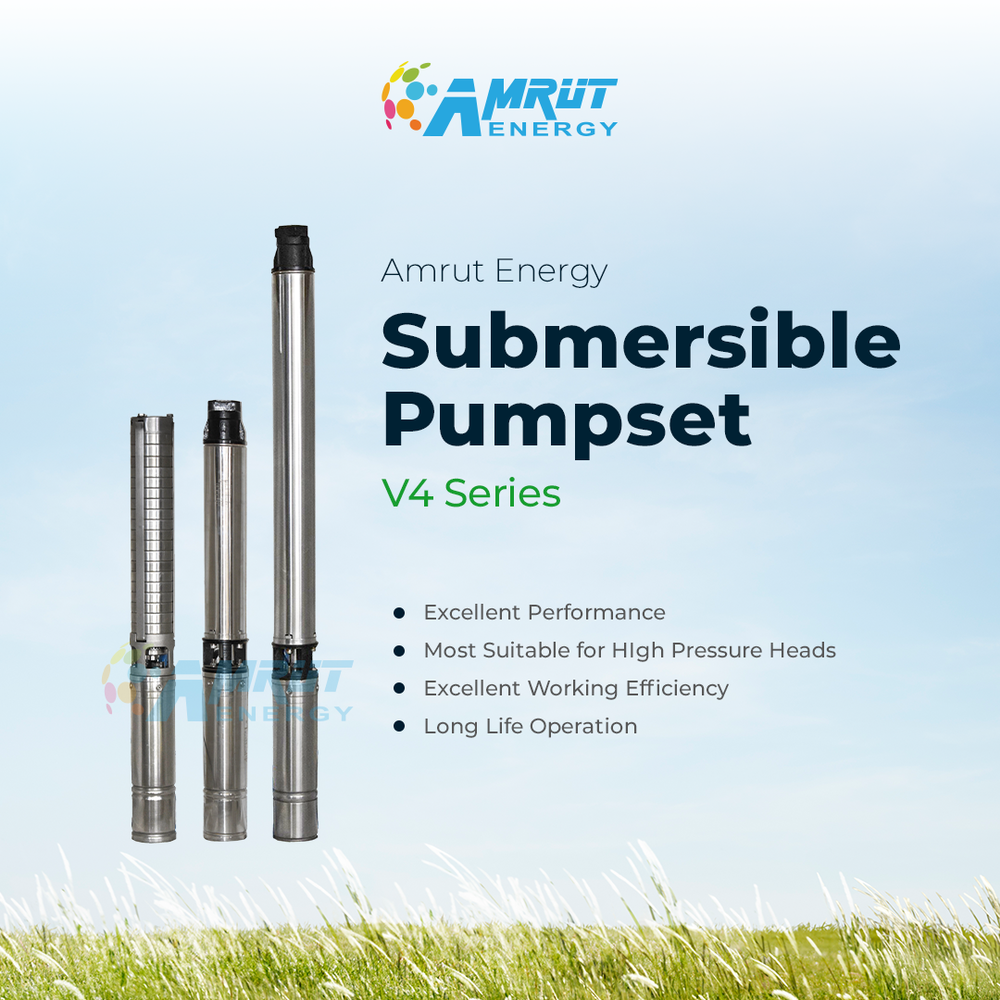 1.5 hp Amrut Energy Submersible Pumps