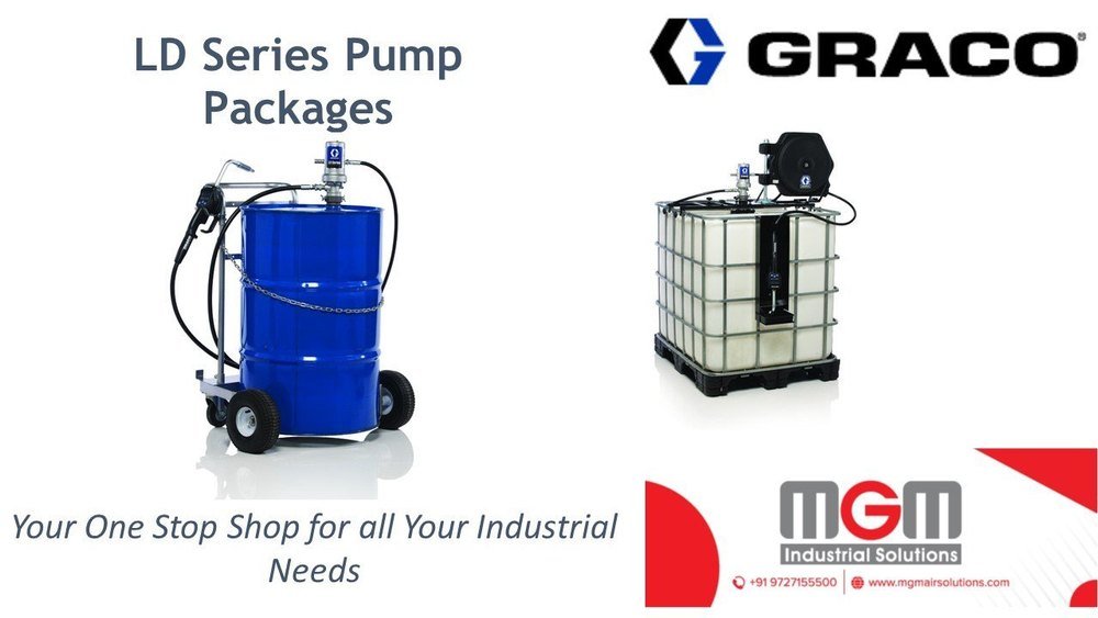 Graco Mild Steel Piston Pumps and Packages, For Industrial, Pneumatic