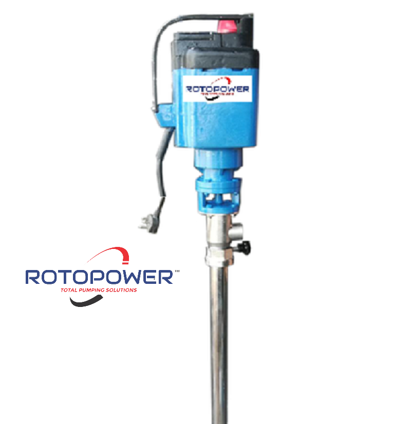 10 Mtr. 50 Hz Rotopower Flameproof Motorized Barrel Pump, 1.10 Hp, Size: 45x25