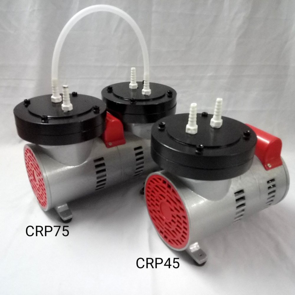 A One Single Phase Double Stage Chemical Resistance Vacuum Pump, Max Flow Rate: 45 Plm, Model Name/Number: Crp 45