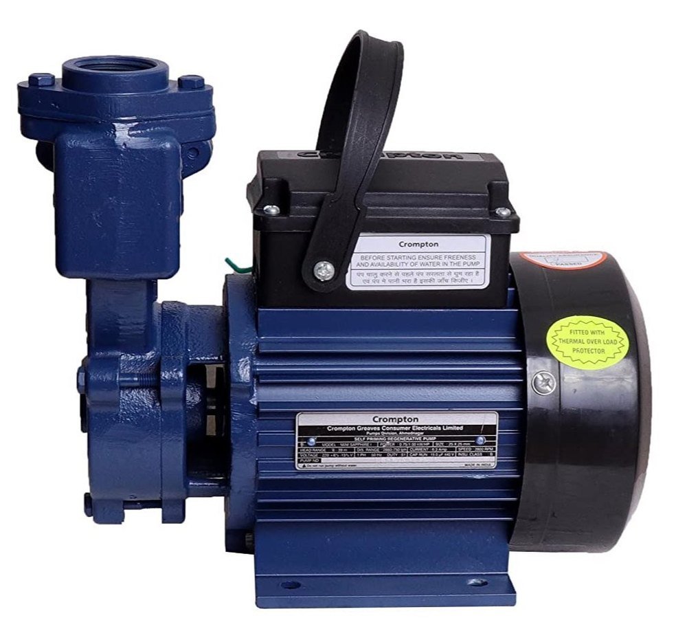 Electric Crompton Self Priming Monoset Pump Mini Sapphire ii 0.5HP