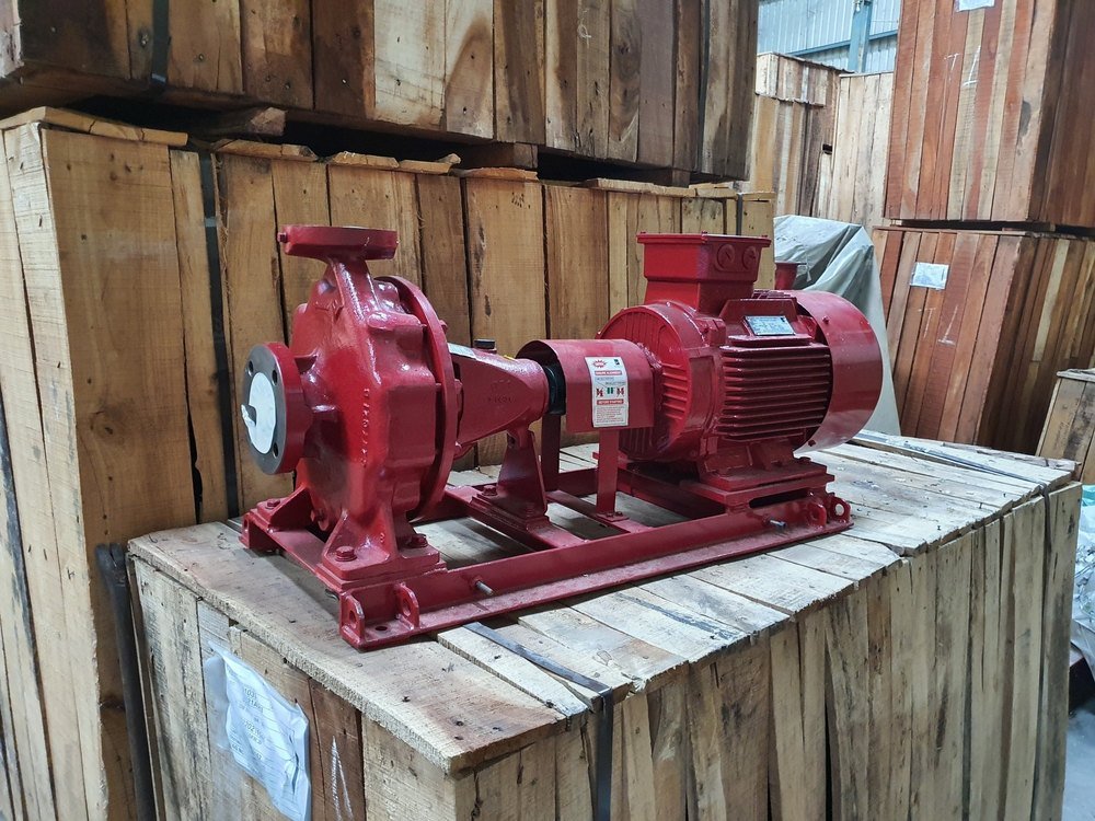 56 To 100 Mtrs 40HP Lubi Fire Pumps, Max Flow Rate: 1620 Lpm To 4550 Lpm