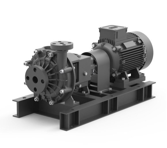 Three Phase LUBI LAC / LBC series Chemical Resistant Thermoplastic Pumps