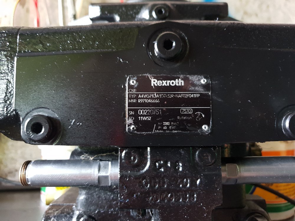 Rexroth A4VG71 Hydraulic Pump, For Tps Road Sweeper