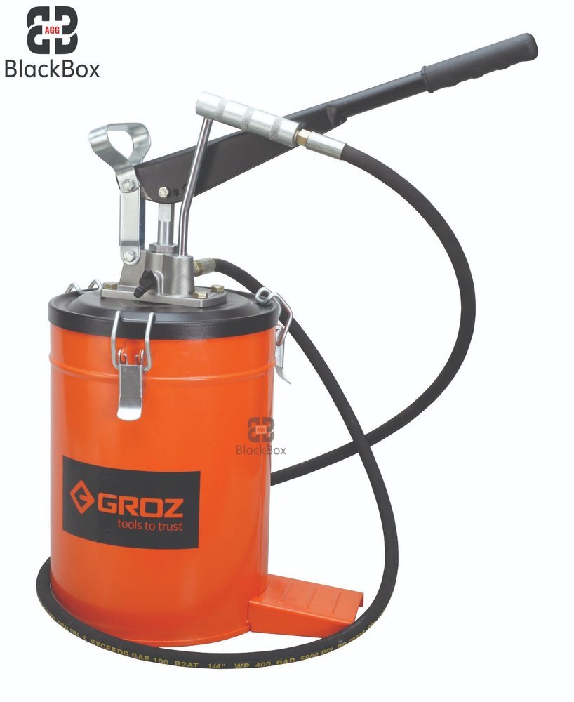 GROZ Bucket Greasers Pump VGP/6A 6 Kg Capacity (Without Wheels)