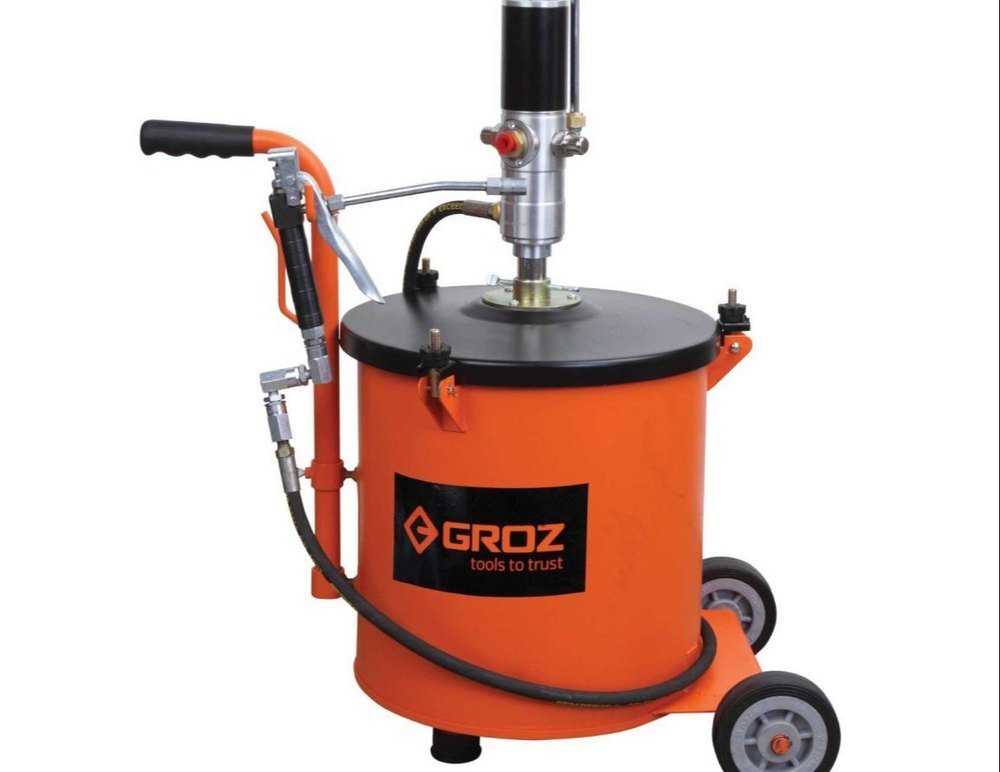 Manual Mild Steel Groz Air Operated Grease Ratio Pumps, Capacity: 30kG, Model Name/Number: BGRP/15