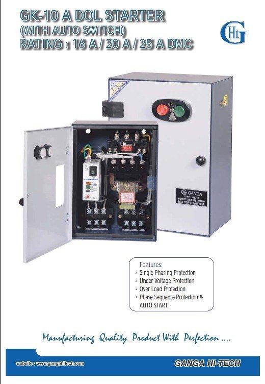 Three Phase Auto DOL Starter