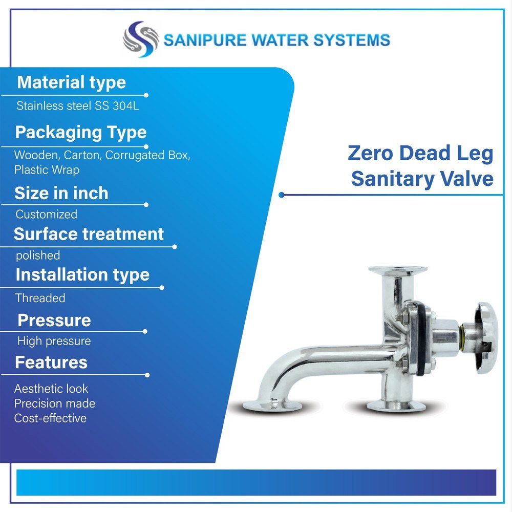 Diaphragm Zero Dead Leg Sanitary Valve