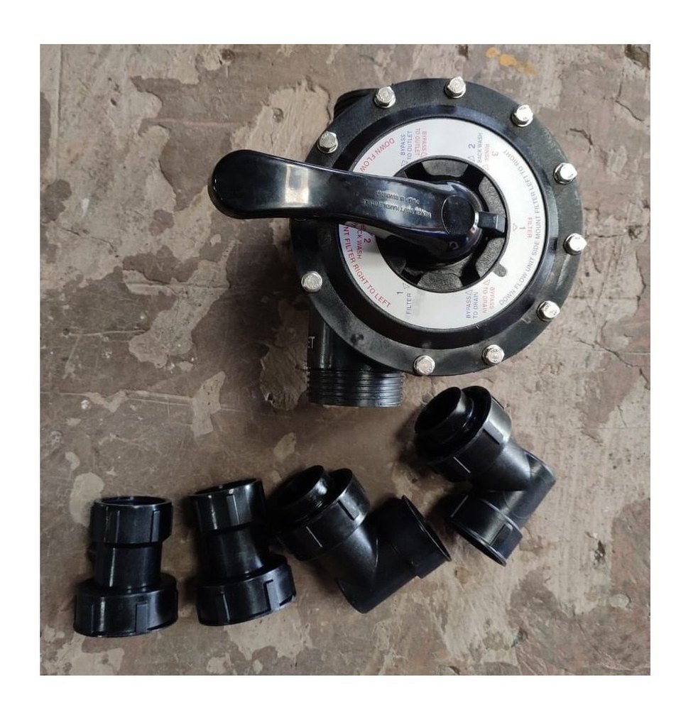 Plastic Real Mould Multi Port Valves, For Water Treatment