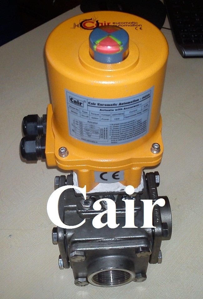 Medium Pressure Multi Port Ball Valves Actuators