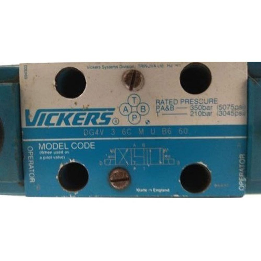 Vickers Lever Operated Directional Control Valve