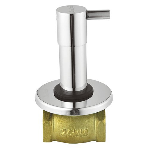 Acetap Medium Pressure Chrome Plated 25mm Brass Flush Valve, For Water