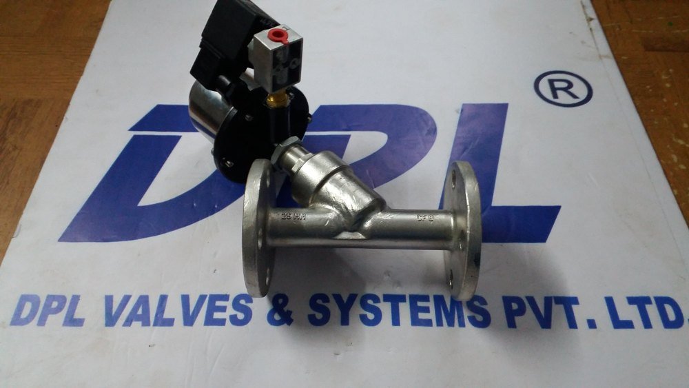 Stainless Steel Medium Pressure Angle Valve, For STEAM