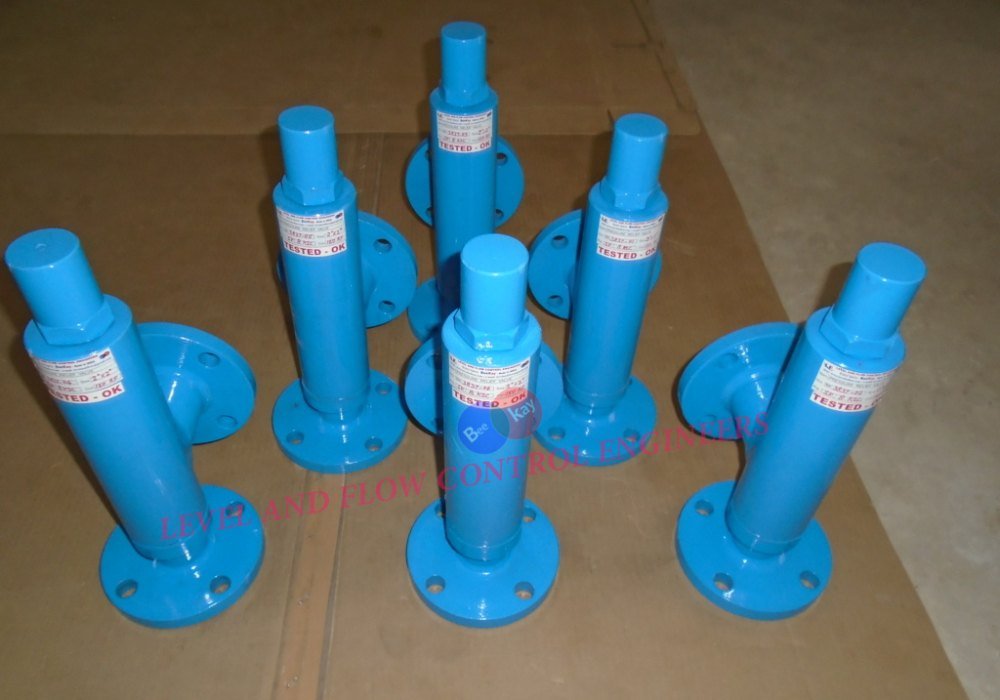 Beekay Safety Relief Valve, Cs/Ss 304/Ss316