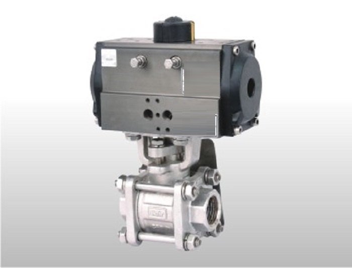 Asme B 16.34 Stainless Steel Pneumatic High Pressure Ball Valve, For Industrial, Screwed End