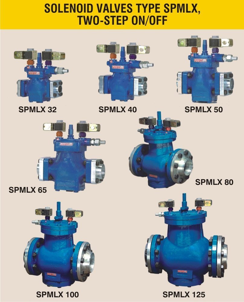 MANIK ENGINEERS Solenoid Valves Type SPMLX, TWO-STEP ON/OFF