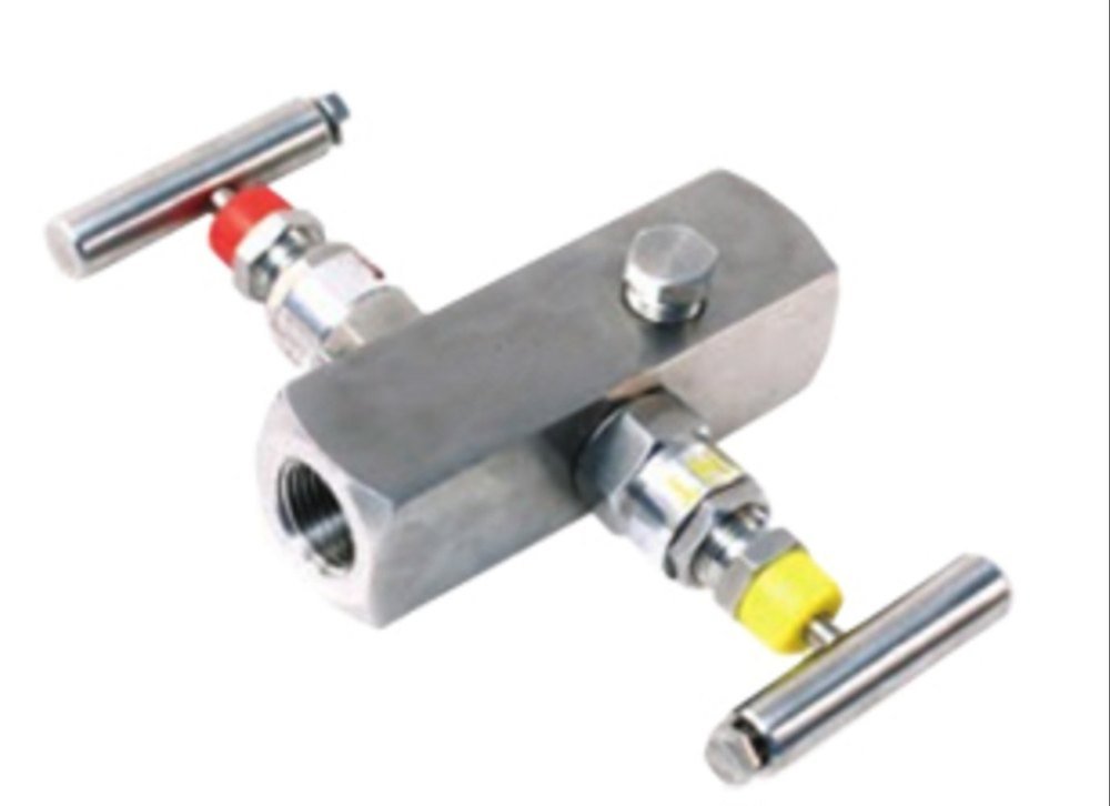 Double Block & Bleed Gauge Valves, Stainless Steel, Size: 1/2