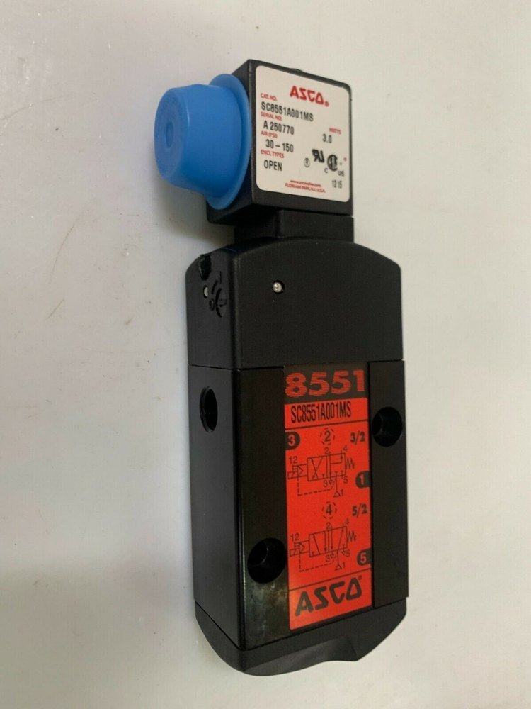 Aluminium Air ASCO SC8551A001MS 24 DC 3/2 5/2 NAMUR Solenoid Spool Valve 1/4