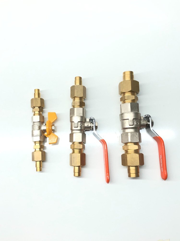 Nut . Nippal, Hex 70 Kg 12mm Isolation Valve, For Brass Fitting