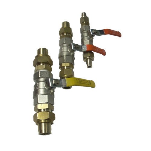 Water, Gas Brass Isolation Ball Valves, Valve Size: 22 Mm