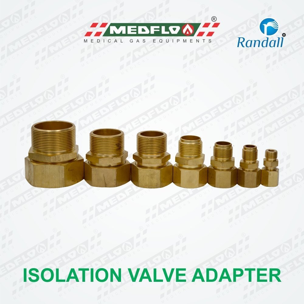 Isolation Valves With Adapters, For Hospital