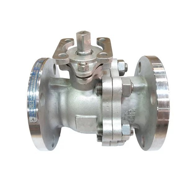 Ambit Stainless Steel 2 Piece Design Ball Valves Flange End, Flanged, Material Grade: Cs SS