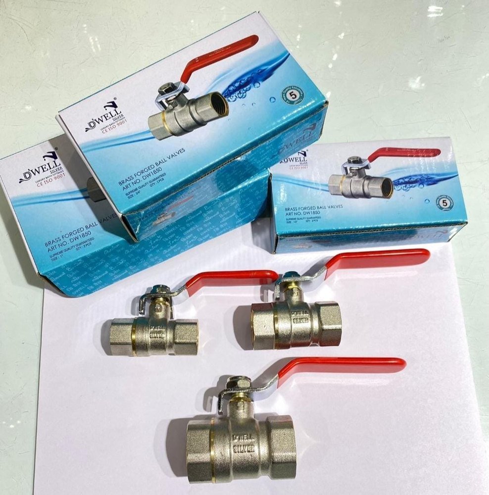 DWELL High Pressure Gun Metal Ball Valve, For Water