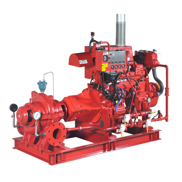 Lubi 50 Hz UL / FM Series Horizontal Split Case Fire Pumpset, For Industrial, 400 To 2500 Usgpm