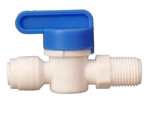 Acetal Copolymer (POM) White BALL VALVE 1/4