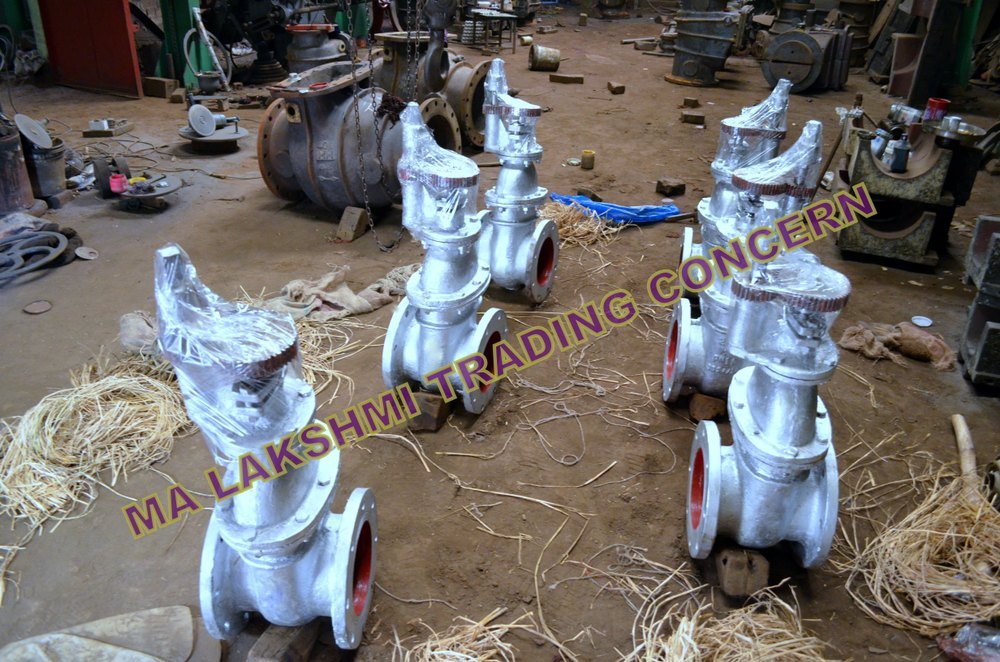 High Pressure Cast Steel Double Flanged Sluice Valves, Valve Size: 50 MM To 1200 MM