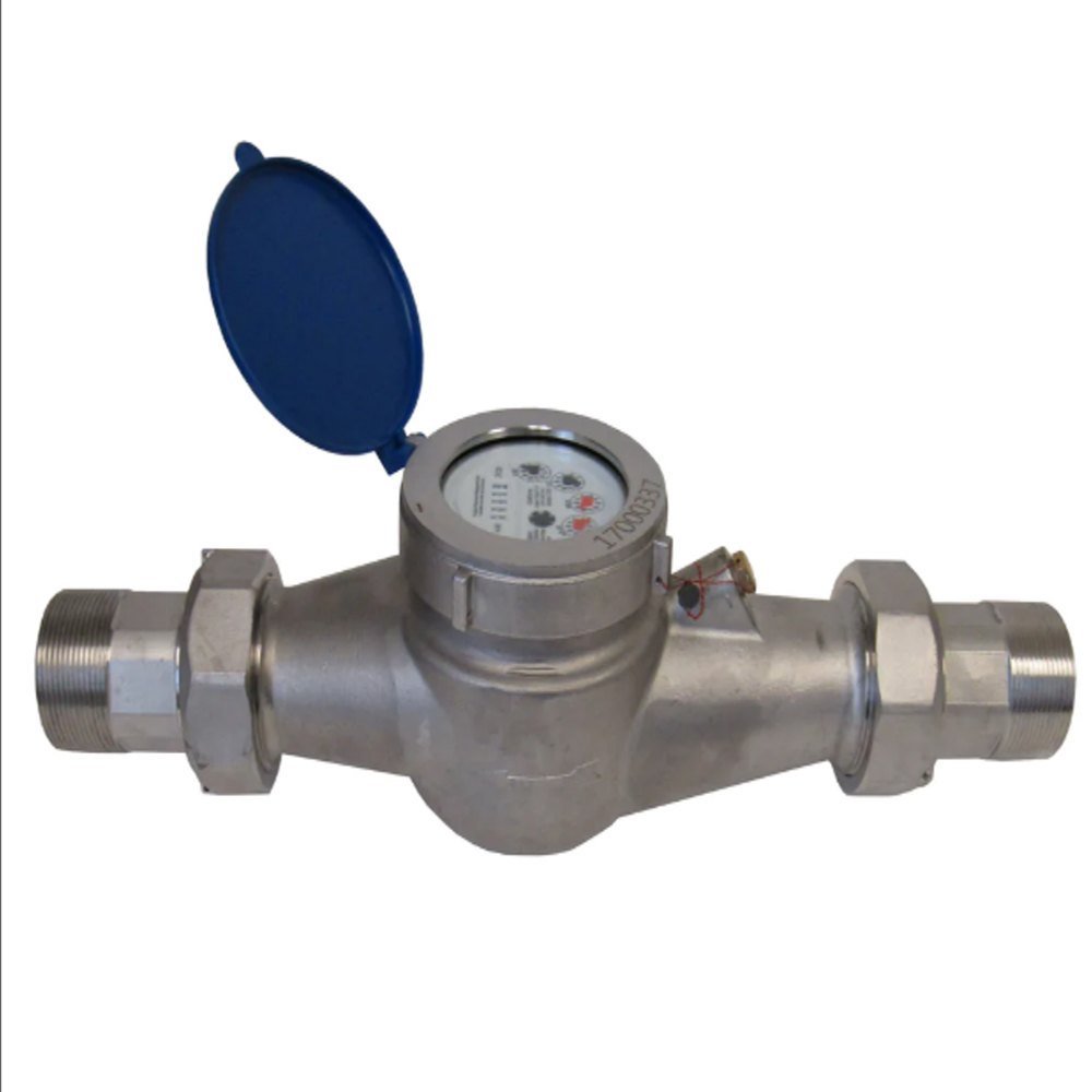 Analog Mild Steel Water Meter Valve, Size: 20inch