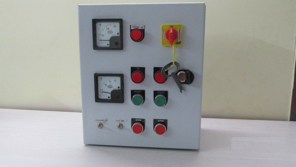 Electric Wall Single Phase Manual Panel, For Ro