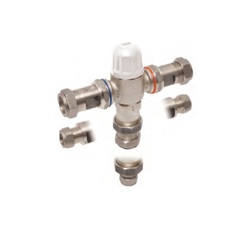 VADO Protherm In-Line Thermostatic Valve, Size: 15mm And 22mm