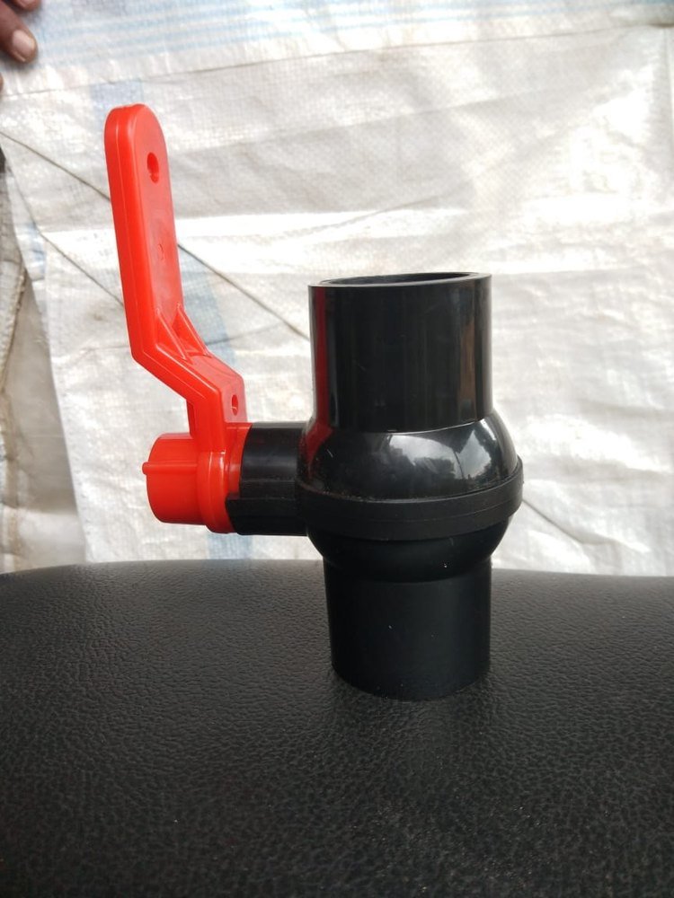 Whit, Black and Gray PVC Agriculture Ball Valve, Valve Size: 15- 100 mm