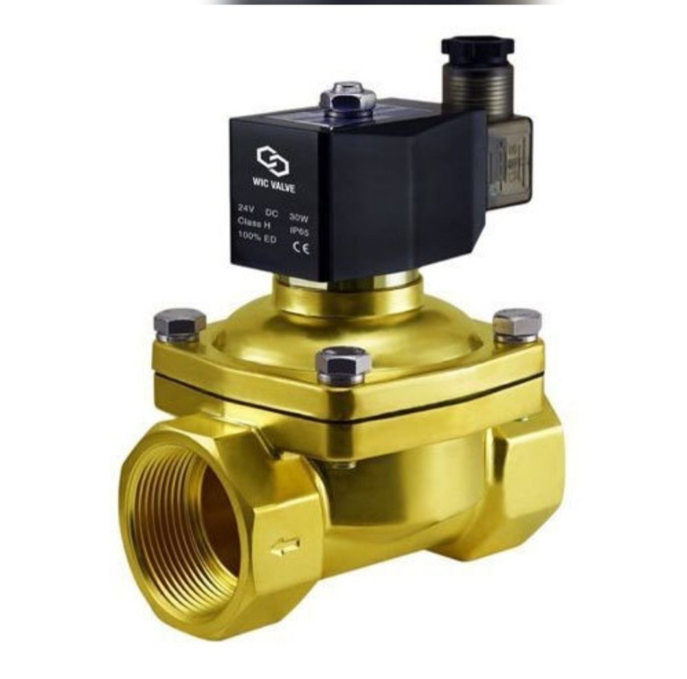 Techno Threaded Solenoid Valve 2W Water Brass Valve for Industrial