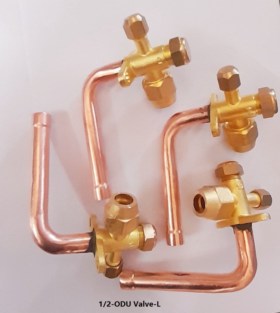 GP Brass Forged 1/2- Service Valve-L, For Refrigeration Industry