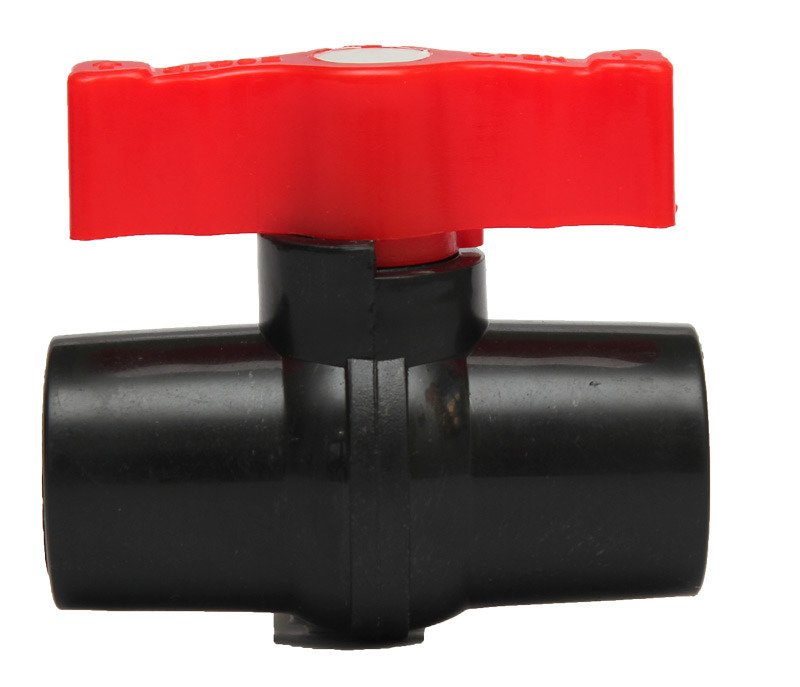 Black Plastic PVC Ball Valve, Size: 2 To 3