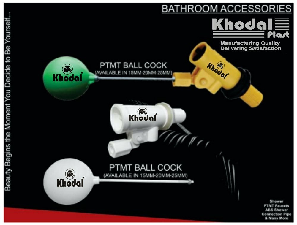 Khodal PTMT Ball Cock, For Cistern, Size: 15-20-25mm