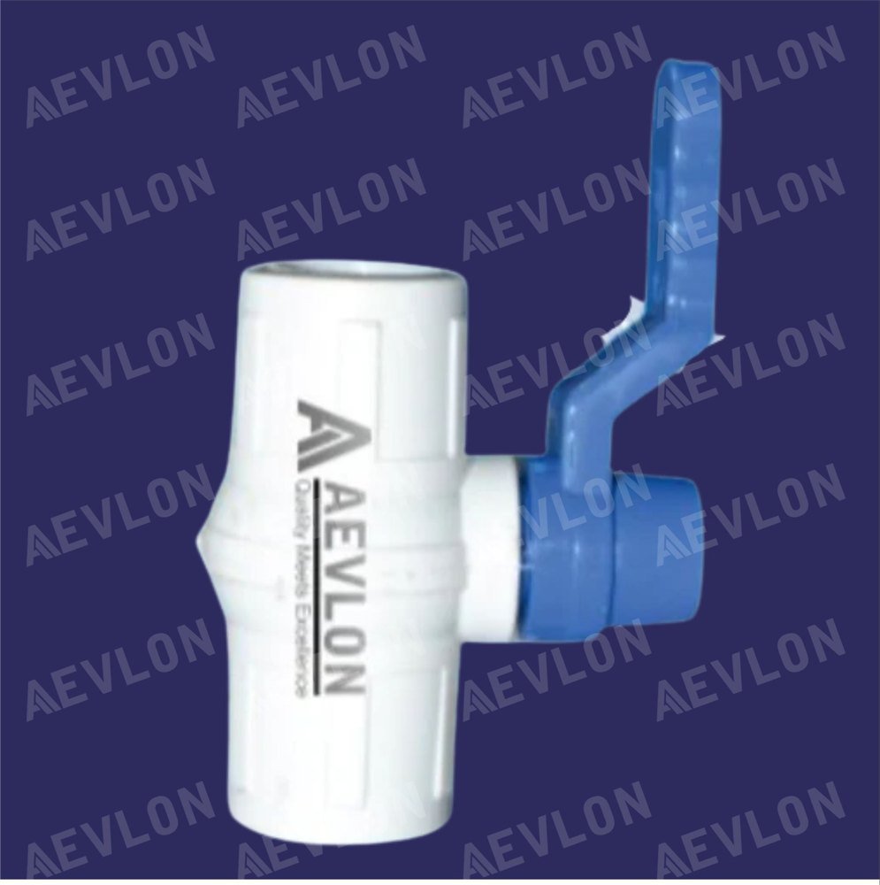 White Aevlon Upvc Ball Valve, Model Name/number: 33