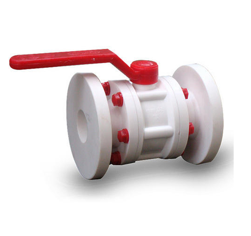 PP & Hdpe Flanged Ball Valve, Size: 15 To 315 Mm