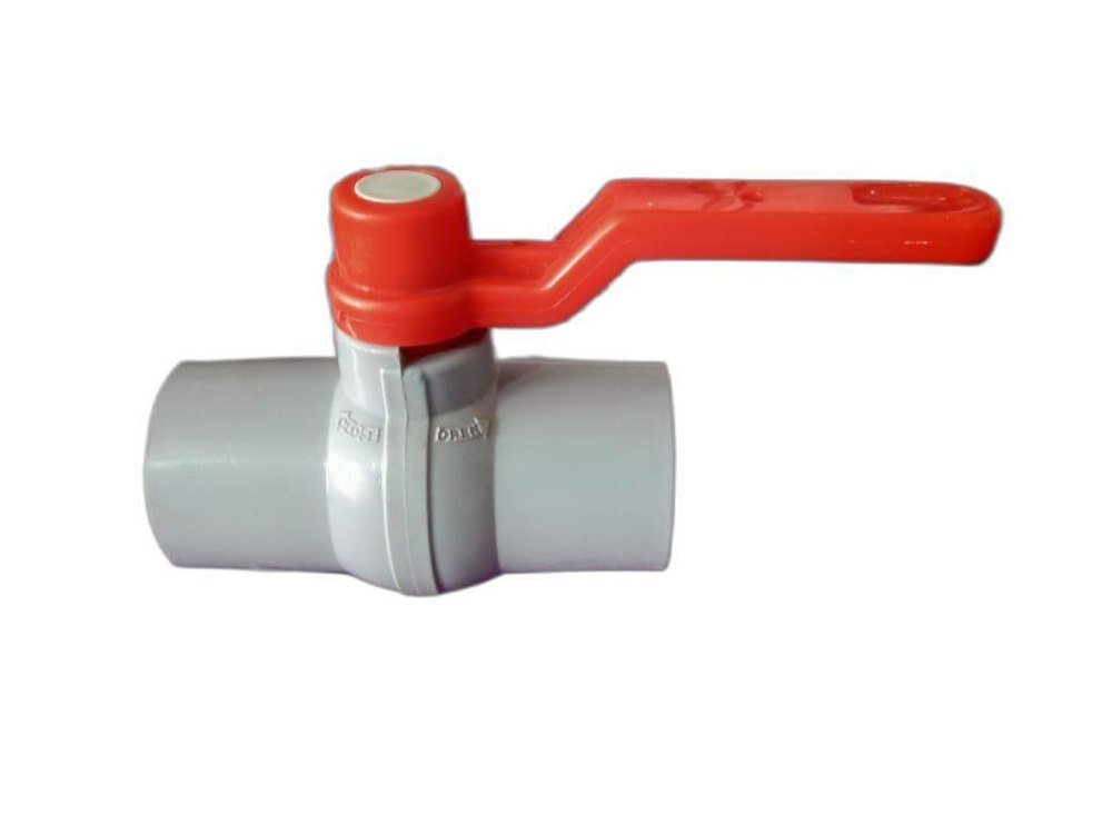 Agricultural Pp Balls Valves, Model Name/Number: PVC Grey Ball Valve, Size: 15MM