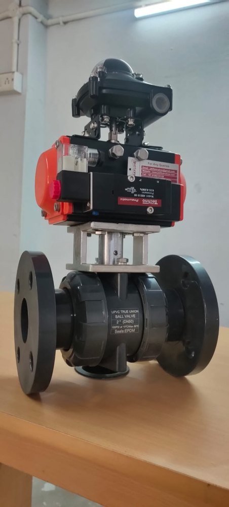 SS UPVC Ball Valve Operated With Actuator