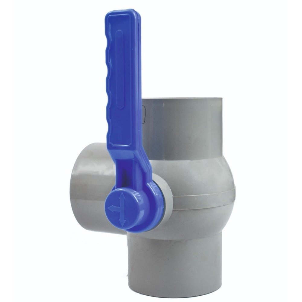 HDPE Three Way Ball Valve, Size: 1/2inch