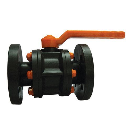 HDPE Ball Valve Flange End, Model Name/Number: P1BF01, Size: 1 To 12