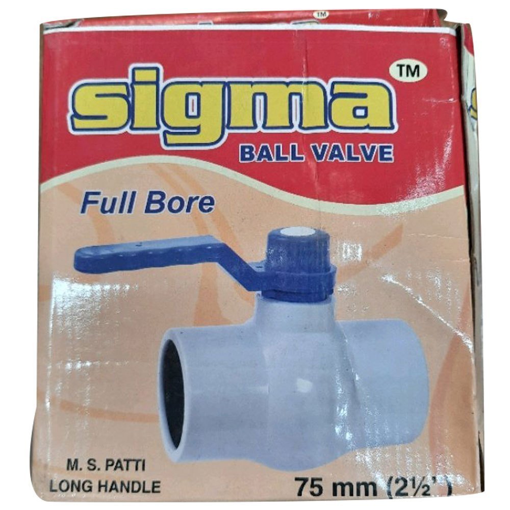 Black Sigma Full Bore PVC Ball Valve