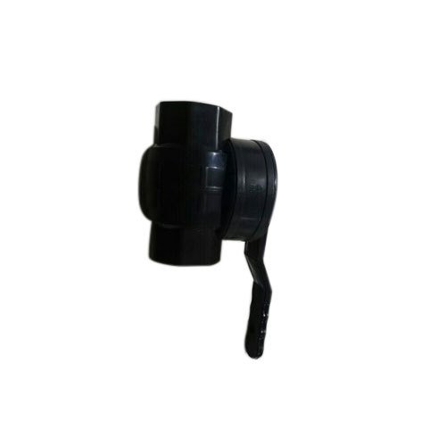 Black single piece Ball Valve, Size: 2 Inch