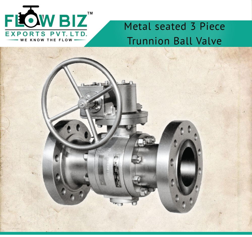 SS 3 Piece Design Metal Seater Ball Valve