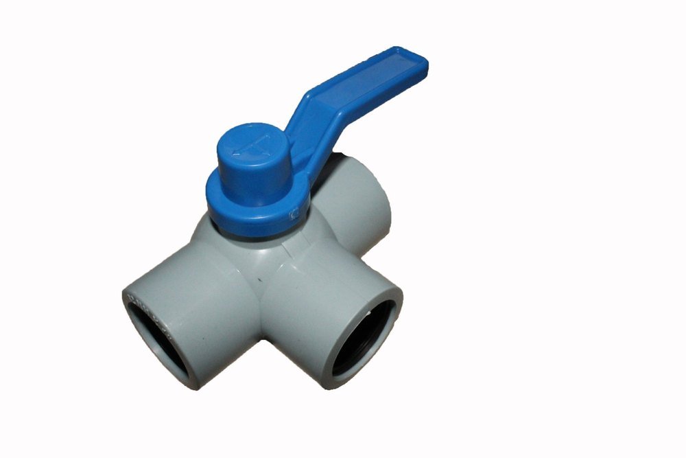 PPCP Three Way Ball Valve