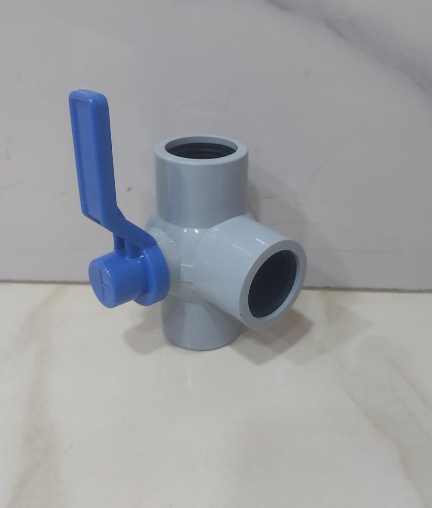 PVC 3 Way Ball Valve