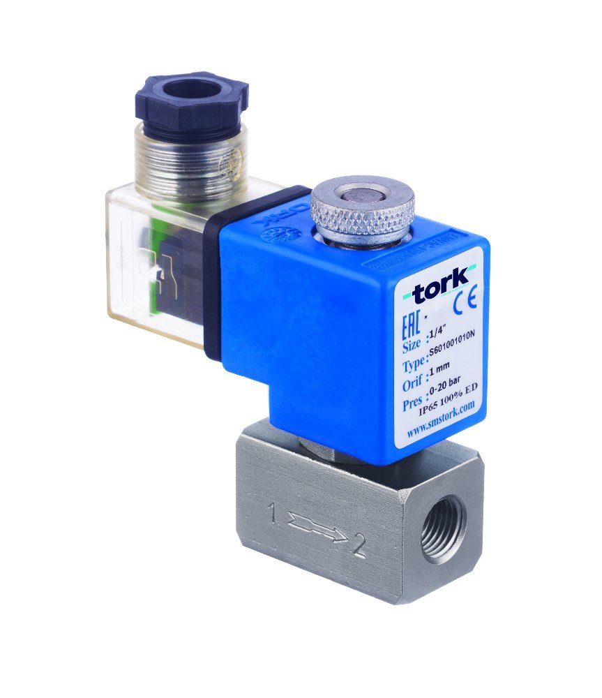 Tork S6010 Direct Acting Stainless Steel Solenoid Valve, Size: 1/4\'\'